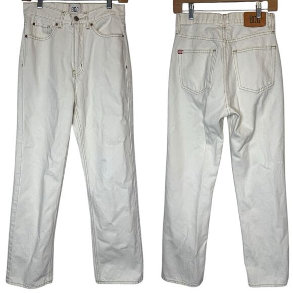 BDG Cowboy Jeans in Cream Size 27 - Picture 2 of 5